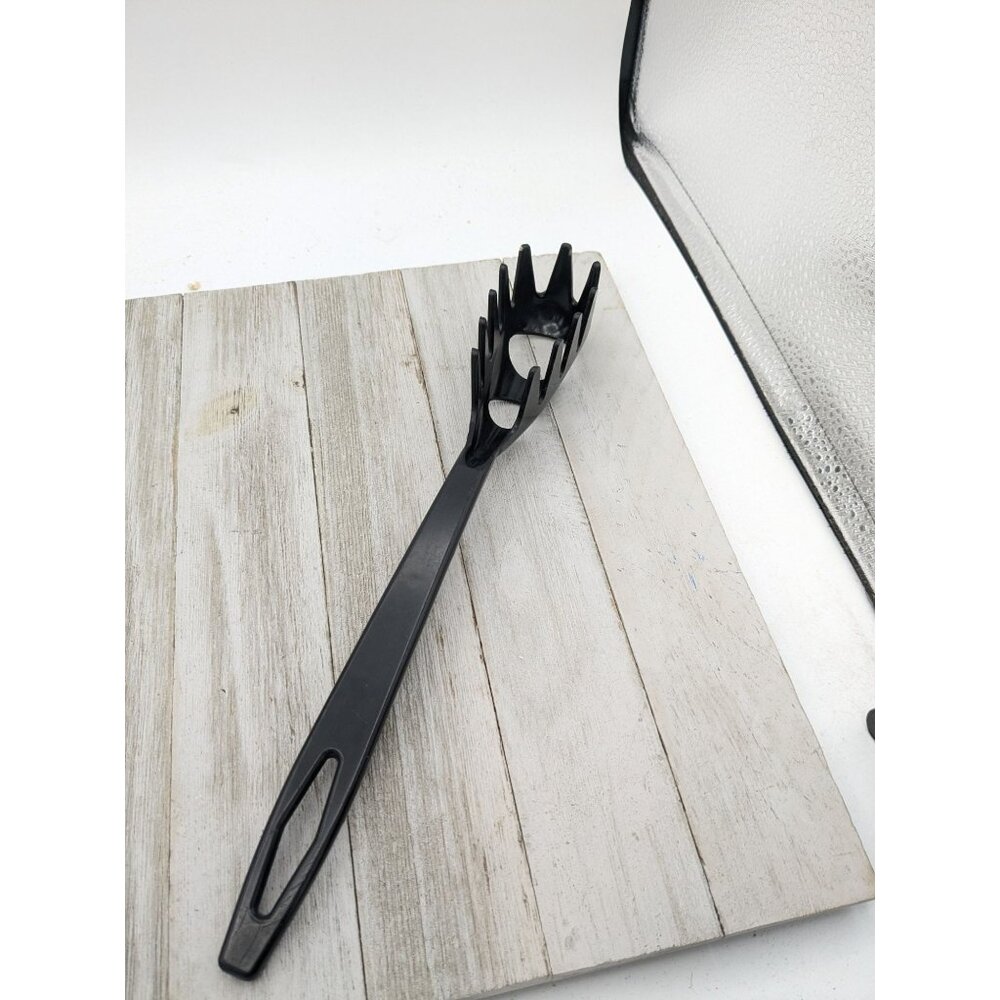 Tailor Made #2 Spaghetti Pasta Fork Black 11" Nylon Fork Server Spoon Measuring